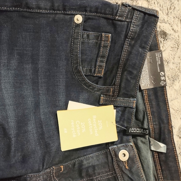 NWT Dividend‎ Flare Low Waist Jeans size 10 Dark Blue - Picture 13 of 13